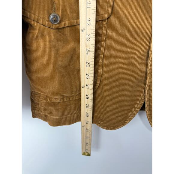 Vintage 90’s Polo Ralph Lauren Corduroy Blazer Sport Coat Brown Elbow Patch L - Picture 7 of 10